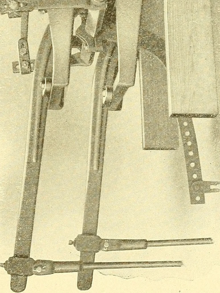 An illustration from Cyclopedia of textile work : a general reference library on cotton, woolen and worsted yarn manufacture, weaving, designing, chemistry and dyeing, finishing, knitting, and allied subjects, 1911, leaf 342