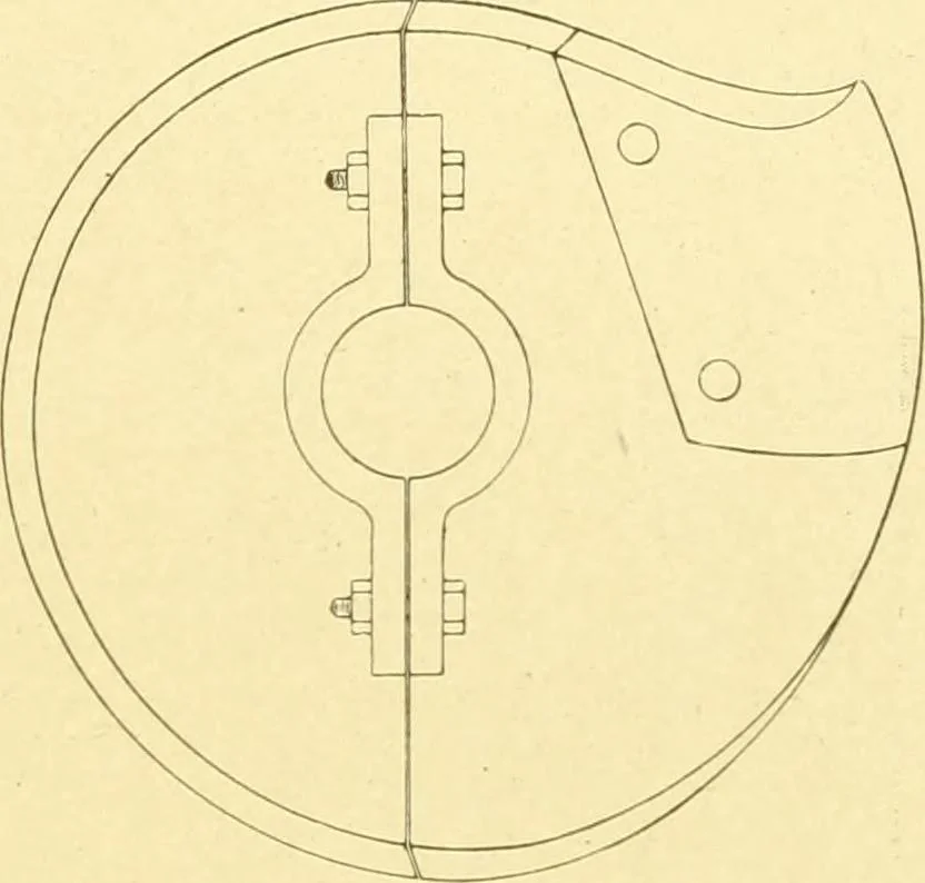 An illustration from Cyclopedia of textile work : a general reference library on cotton, woollen and worsted yarn manufacture, weaving, designing, chemistry and dyeing, finishing, knitting, and allied subjects, 1907, leaf 111