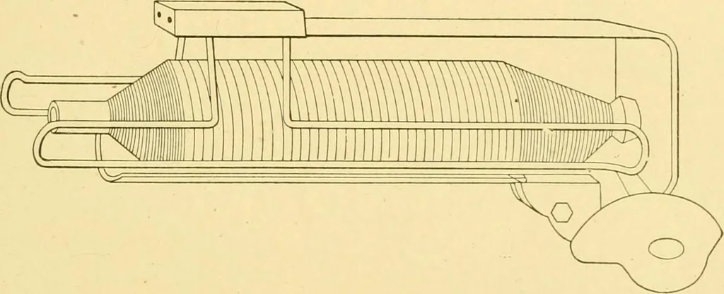An illustration from Cyclopedia of textile work : a general reference library on cotton, woollen and worsted yarn manufacture, weaving, designing, chemistry and dyeing, finishing, knitting, and allied subjects, 1907, leaf 25
