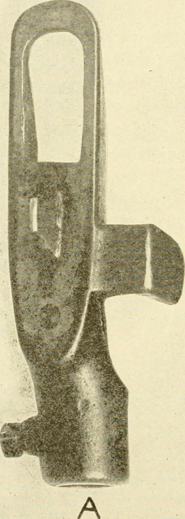 An illustration from Cyclopedia of textile work : a general reference library on cotton, woollen and worsted yarn manufacture, weaving, designing, chemistry and dyeing, finishing, knitting, and allied subjects, 1907, leaf 276