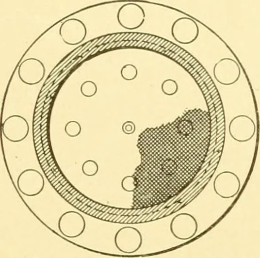 An illustration from Cyclopedia of textile work : a general reference library on cotton, woollen and worsted yarn manufacture, weaving, designing, chemistry and dyeing, finishing, knitting, and allied subjects, 1907, leaf 59