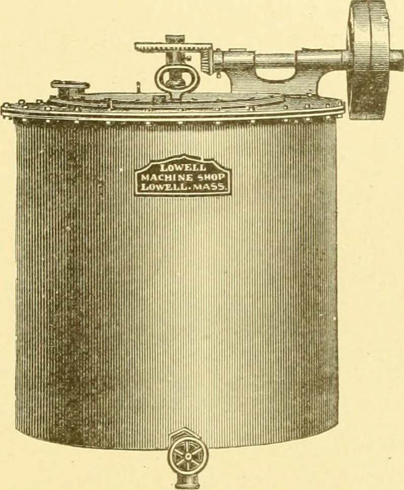 An illustration from Cyclopedia of textile work : a general reference library on cotton, woollen and worsted yarn manufacture, weaving, designing, chemistry and dyeing, finishing, knitting, and allied subjects, 1907, leaf 69