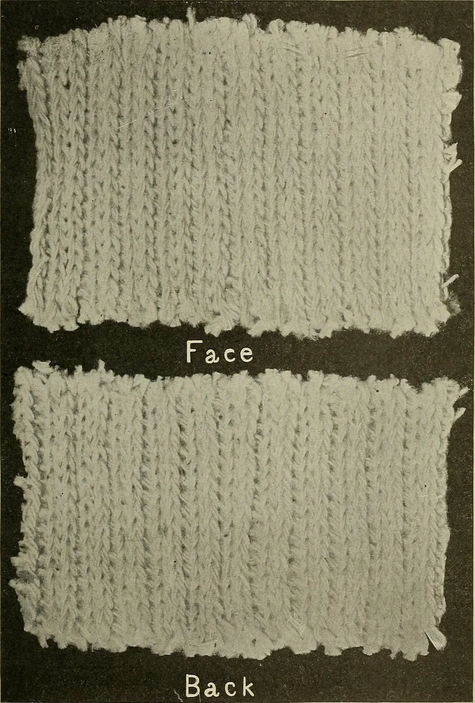 An illustration from Cyclopedia of textile work : a general reference library on cotton, woolen and worsted yarn manufacture, weaving, designing, chemistry and dyeing, finishing, knitting, and allied subjects, 1911, leaf 110