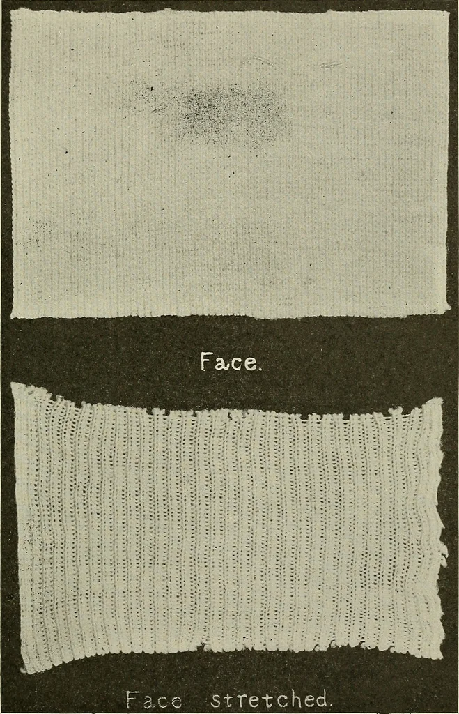 An illustration from Cyclopedia of textile work : a general reference library on cotton, woolen and worsted yarn manufacture, weaving, designing, chemistry and dyeing, finishing, knitting, and allied subjects, 1911, leaf 112