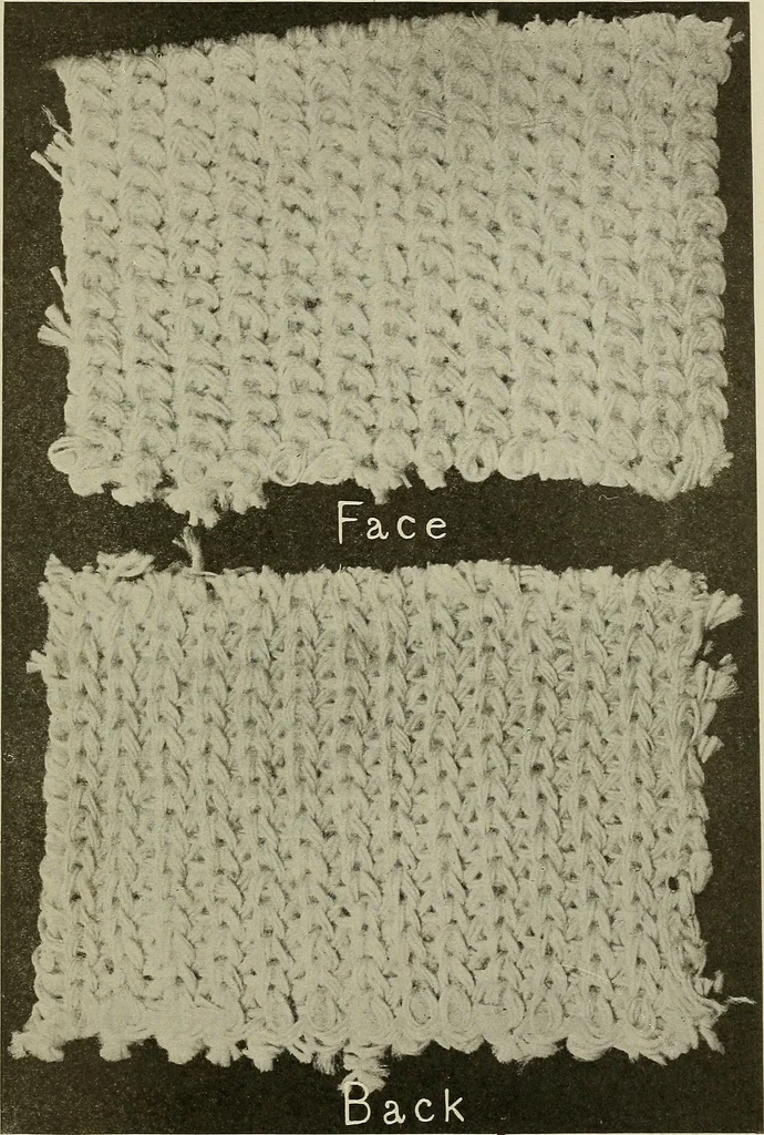 An illustration from Cyclopedia of textile work : a general reference library on cotton, woolen and worsted yarn manufacture, weaving, designing, chemistry and dyeing, finishing, knitting, and allied subjects, 1911, leaf 114