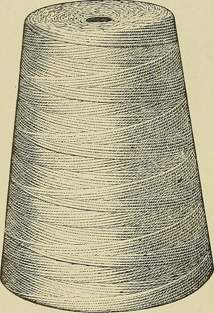 An illustration from Cyclopedia of textile work : a general reference library on cotton, woolen and worsted yarn manufacture, weaving, designing, chemistry and dyeing, finishing, knitting, and allied subjects, 1911, leaf 121