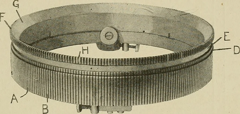 An illustration from Cyclopedia of textile work : a general reference library on cotton, woolen and worsted yarn manufacture, weaving, designing, chemistry and dyeing, finishing, knitting, and allied subjects, 1911, leaf 130