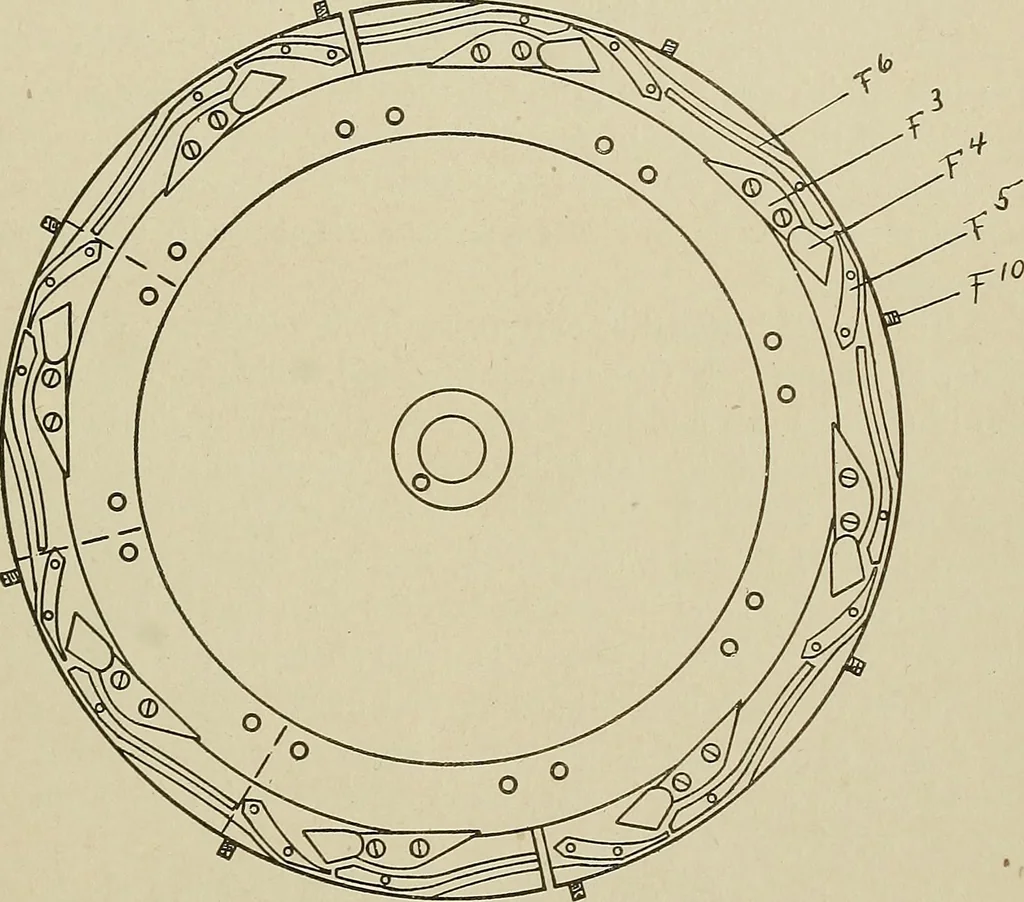 An illustration from Cyclopedia of textile work : a general reference library on cotton, woolen and worsted yarn manufacture, weaving, designing, chemistry and dyeing, finishing, knitting, and allied subjects, 1911, leaf 134