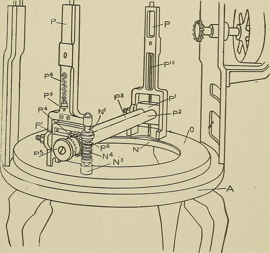 An illustration from Cyclopedia of textile work : a general reference library on cotton, woolen and worsted yarn manufacture, weaving, designing, chemistry and dyeing, finishing, knitting, and allied subjects, 1911, leaf 138