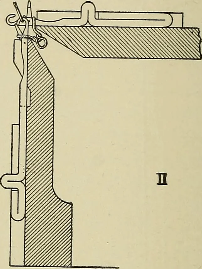 An illustration from Cyclopedia of textile work : a general reference library on cotton, woolen and worsted yarn manufacture, weaving, designing, chemistry and dyeing, finishing, knitting, and allied subjects, 1911, leaf 147