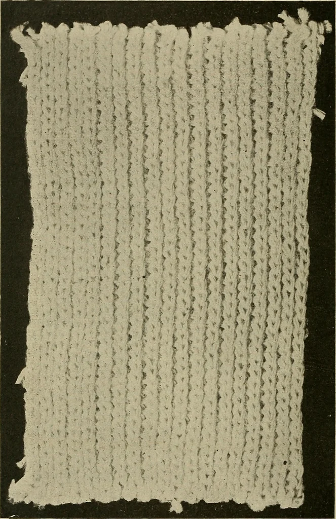 An illustration from Cyclopedia of textile work : a general reference library on cotton, woolen and worsted yarn manufacture, weaving, designing, chemistry and dyeing, finishing, knitting, and allied subjects, 1911, leaf 149