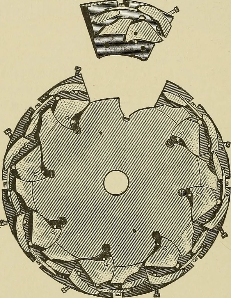 An illustration from Cyclopedia of textile work : a general reference library on cotton, woolen and worsted yarn manufacture, weaving, designing, chemistry and dyeing, finishing, knitting, and allied subjects, 1911, leaf 165