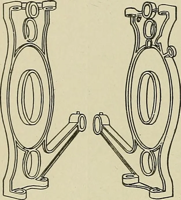 An illustration from Cyclopedia of textile work : a general reference library on cotton, woolen and worsted yarn manufacture, weaving, designing, chemistry and dyeing, finishing, knitting, and allied subjects, 1911, leaf 183