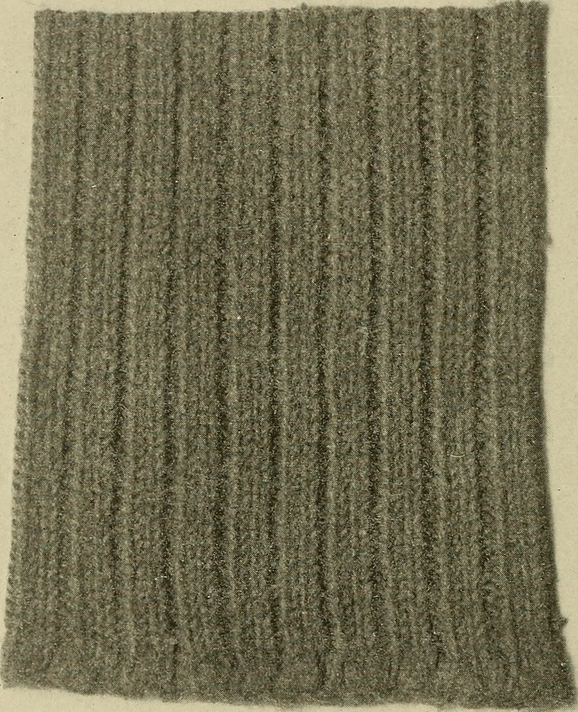 An illustration from Cyclopedia of textile work : a general reference library on cotton, woolen and worsted yarn manufacture, weaving, designing, chemistry and dyeing, finishing, knitting, and allied subjects, 1911, leaf 207