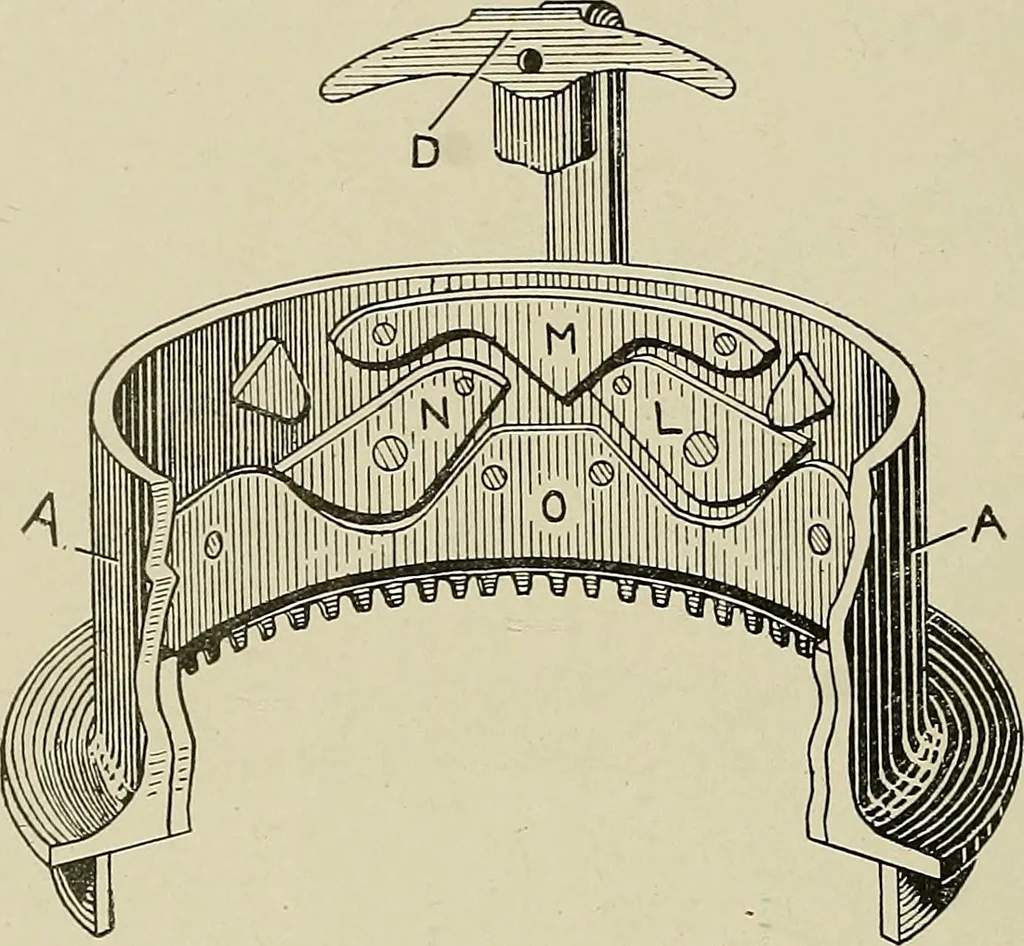 An illustration from Cyclopedia of textile work : a general reference library on cotton, woolen and worsted yarn manufacture, weaving, designing, chemistry and dyeing, finishing, knitting, and allied subjects, 1911, leaf 239