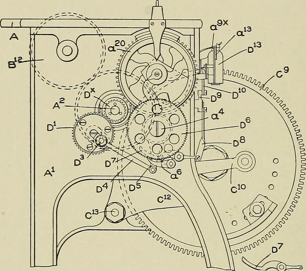 An illustration from Cyclopedia of textile work : a general reference library on cotton, woolen and worsted yarn manufacture, weaving, designing, chemistry and dyeing, finishing, knitting, and allied subjects, 1911, leaf 271