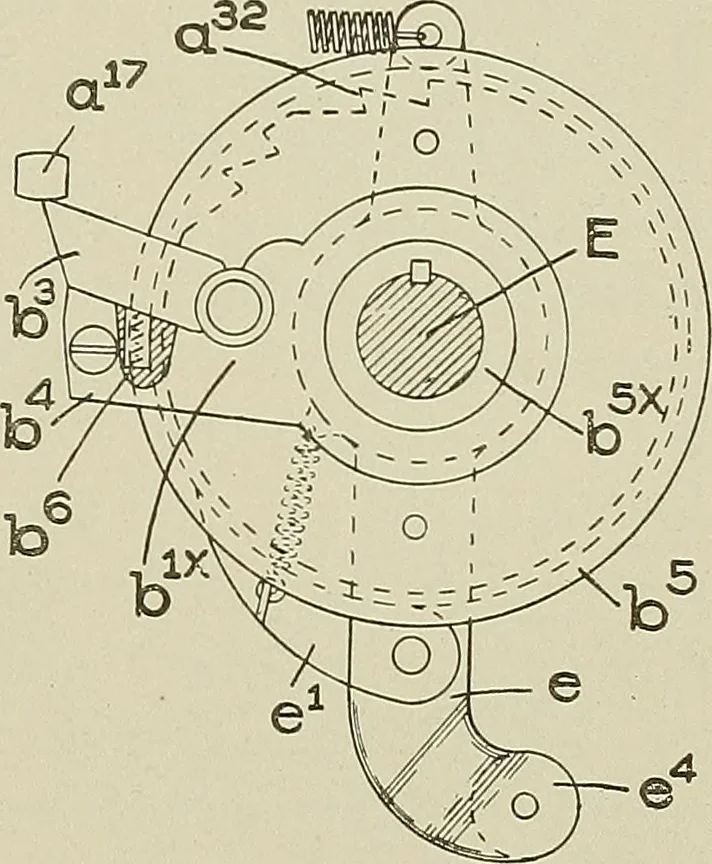 An illustration from Cyclopedia of textile work : a general reference library on cotton, woolen and worsted yarn manufacture, weaving, designing, chemistry and dyeing, finishing, knitting, and allied subjects, 1911, leaf 274