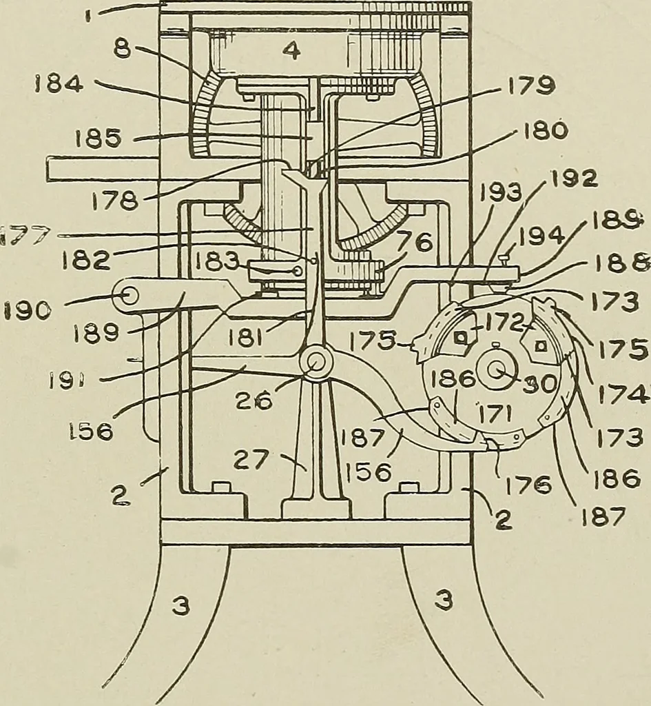 An illustration from Cyclopedia of textile work : a general reference library on cotton, woolen and worsted yarn manufacture, weaving, designing, chemistry and dyeing, finishing, knitting, and allied subjects, 1911, leaf 290