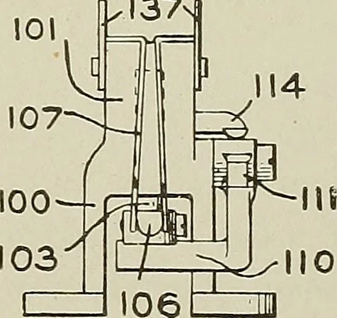 An illustration from Cyclopedia of textile work : a general reference library on cotton, woolen and worsted yarn manufacture, weaving, designing, chemistry and dyeing, finishing, knitting, and allied subjects, 1911, leaf 298