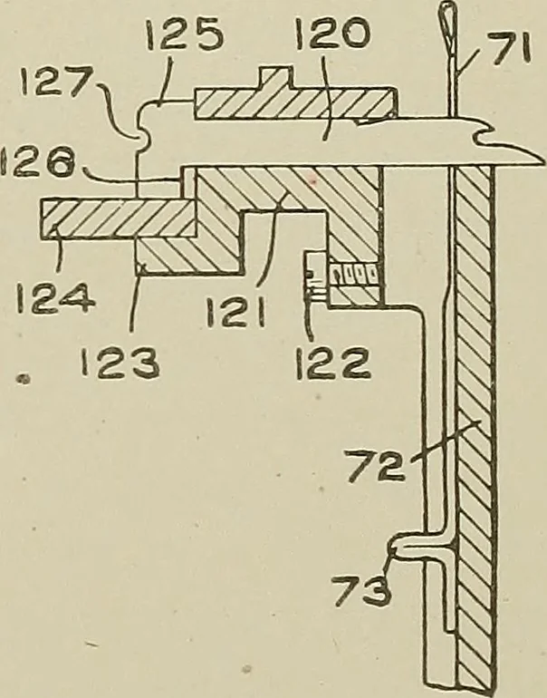 An illustration from Cyclopedia of textile work : a general reference library on cotton, woolen and worsted yarn manufacture, weaving, designing, chemistry and dyeing, finishing, knitting, and allied subjects, 1911, leaf 304