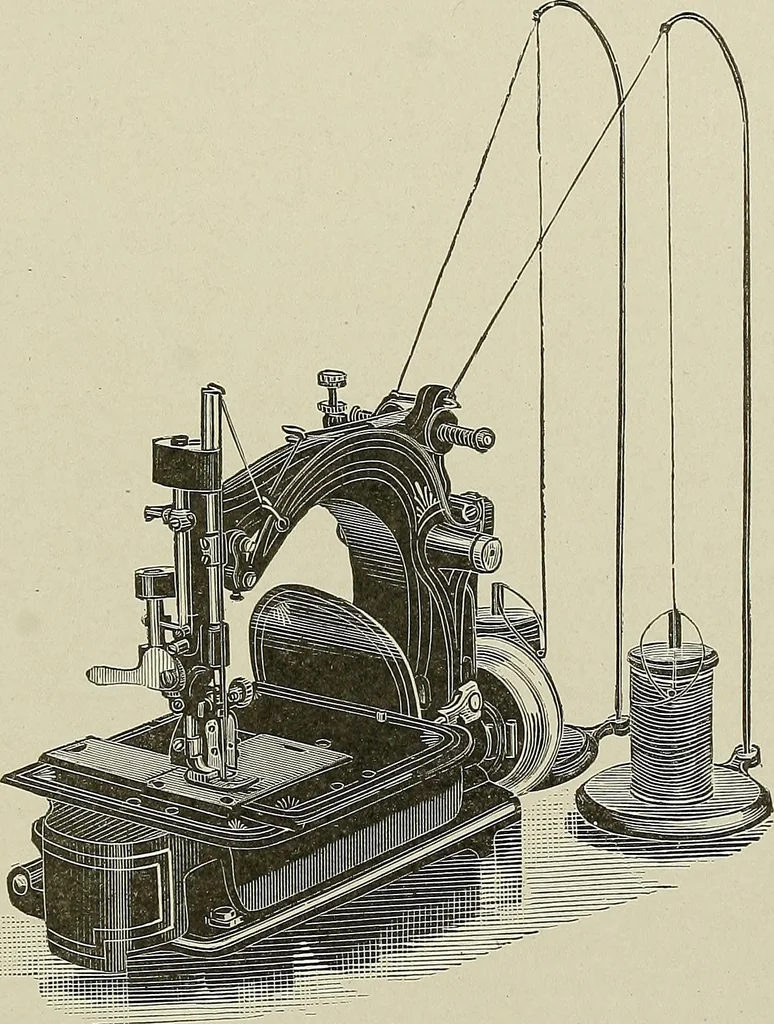 An illustration from Cyclopedia of textile work : a general reference library on cotton, woolen and worsted yarn manufacture, weaving, designing, chemistry and dyeing, finishing, knitting, and allied subjects, 1911, leaf 346