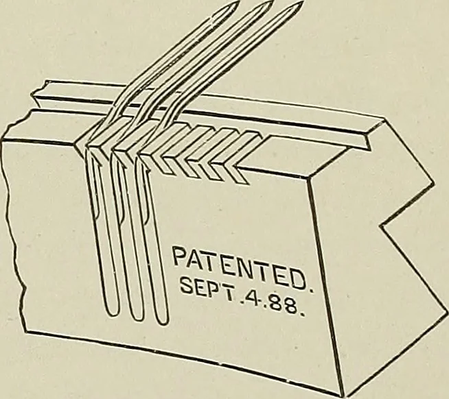 An illustration from Cyclopedia of textile work : a general reference library on cotton, woolen and worsted yarn manufacture, weaving, designing, chemistry and dyeing, finishing, knitting, and allied subjects, 1911, leaf 388