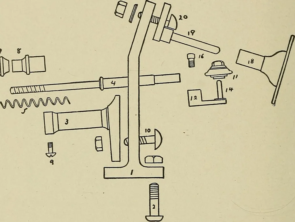 An illustration from Cyclopedia of textile work : a general reference library on cotton, woolen and worsted yarn manufacture, weaving, designing, chemistry and dyeing, finishing, knitting, and allied subjects, 1911, leaf 65
