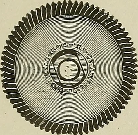 An illustration from Cyclopedia of textile work : a general reference library on cotton, woolen and worsted yarn manufacture, weaving, designing, chemistry and dyeing, finishing, knitting, and allied subjects, 1911, leaf 70
