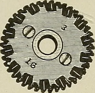 An illustration from Cyclopedia of textile work : a general reference library on cotton, woolen and worsted yarn manufacture, weaving, designing, chemistry and dyeing, finishing, knitting, and allied subjects, 1911, leaf 70