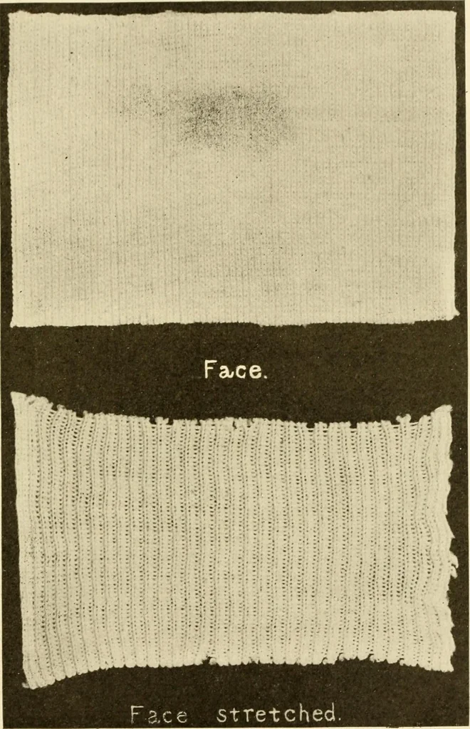 An illustration from Cyclopedia of textile work : a general reference library on cotton, woollen and worsted yarn manufacture, weaving, designing, chemistry and dyeing, finishing, knitting, and allied subjects, 1907, leaf 107
