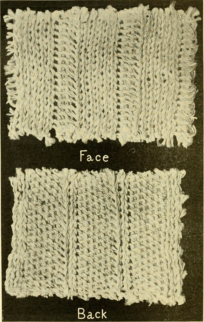 An illustration from Cyclopedia of textile work : a general reference library on cotton, woollen and worsted yarn manufacture, weaving, designing, chemistry and dyeing, finishing, knitting, and allied subjects, 1907, leaf 108