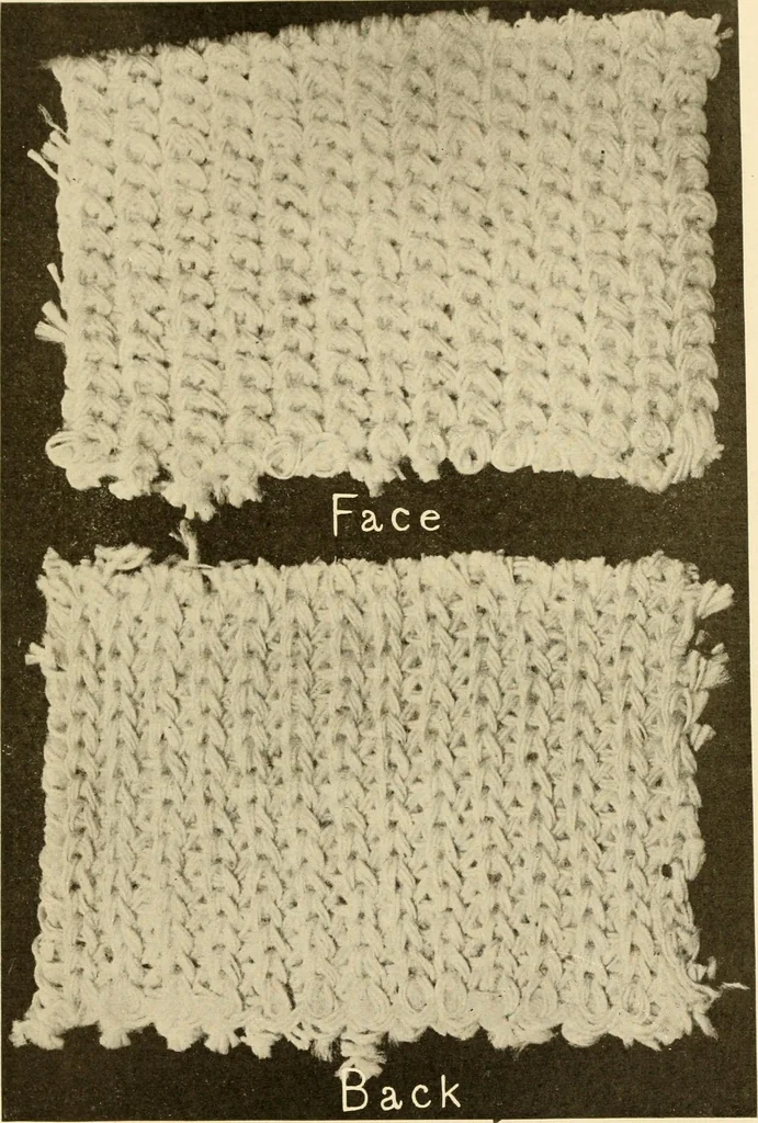 An illustration from Cyclopedia of textile work : a general reference library on cotton, woollen and worsted yarn manufacture, weaving, designing, chemistry and dyeing, finishing, knitting, and allied subjects, 1907, leaf 109