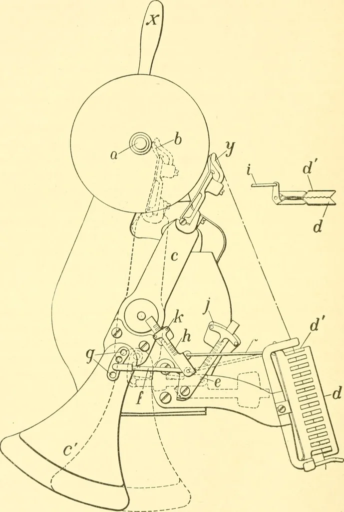 An illustration from Cyclopedia of textile work : a general reference library on cotton, woollen and worsted yarn manufacture, weaving, designing, chemistry and dyeing, finishing, knitting, and allied subjects, 1907, leaf 122