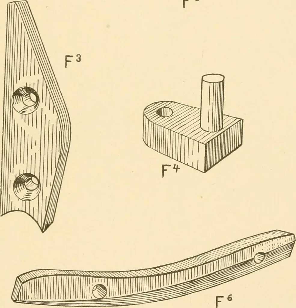 An illustration from Cyclopedia of textile work : a general reference library on cotton, woollen and worsted yarn manufacture, weaving, designing, chemistry and dyeing, finishing, knitting, and allied subjects, 1907, leaf 131