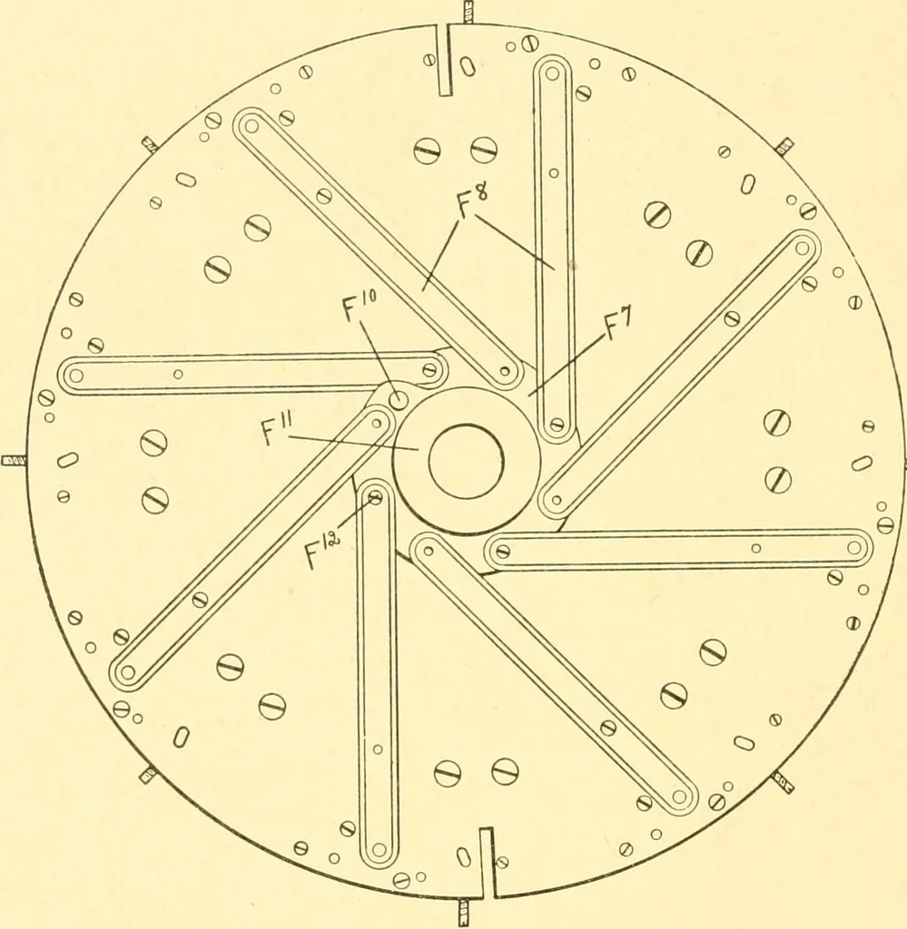 An illustration from Cyclopedia of textile work : a general reference library on cotton, woollen and worsted yarn manufacture, weaving, designing, chemistry and dyeing, finishing, knitting, and allied subjects, 1907, leaf 132