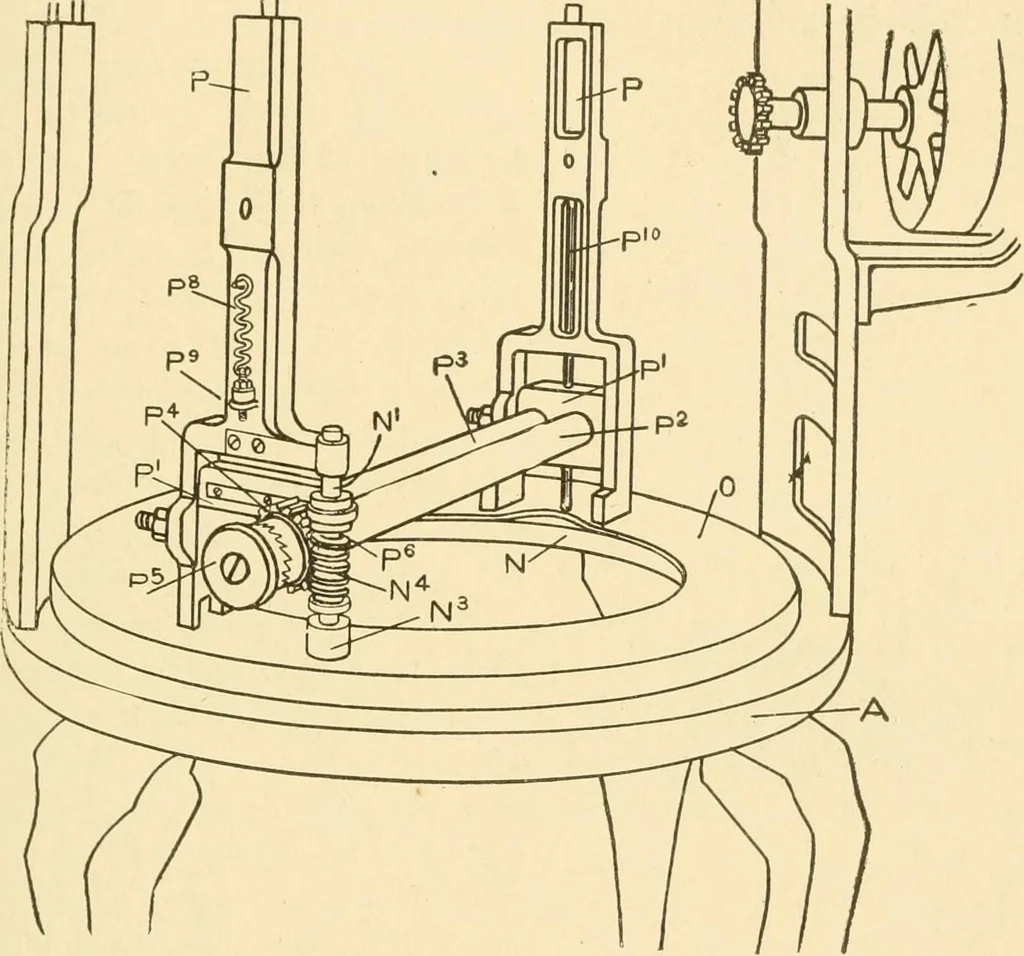 An illustration from Cyclopedia of textile work : a general reference library on cotton, woollen and worsted yarn manufacture, weaving, designing, chemistry and dyeing, finishing, knitting, and allied subjects, 1907, leaf 133