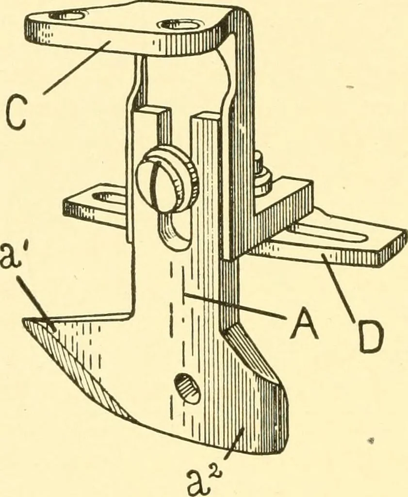 An illustration from Cyclopedia of textile work : a general reference library on cotton, woollen and worsted yarn manufacture, weaving, designing, chemistry and dyeing, finishing, knitting, and allied subjects, 1907, leaf 140