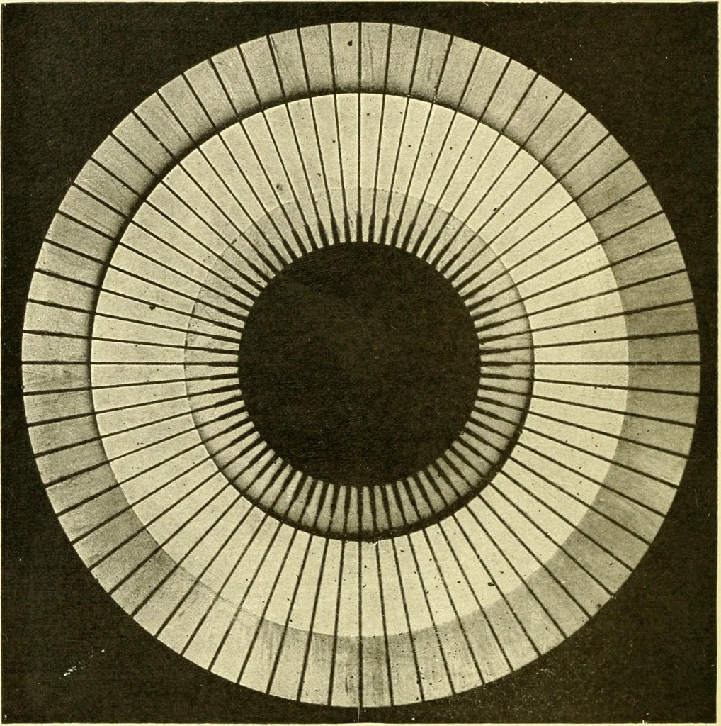 An illustration from Cyclopedia of textile work : a general reference library on cotton, woollen and worsted yarn manufacture, weaving, designing, chemistry and dyeing, finishing, knitting, and allied subjects, 1907, leaf 182