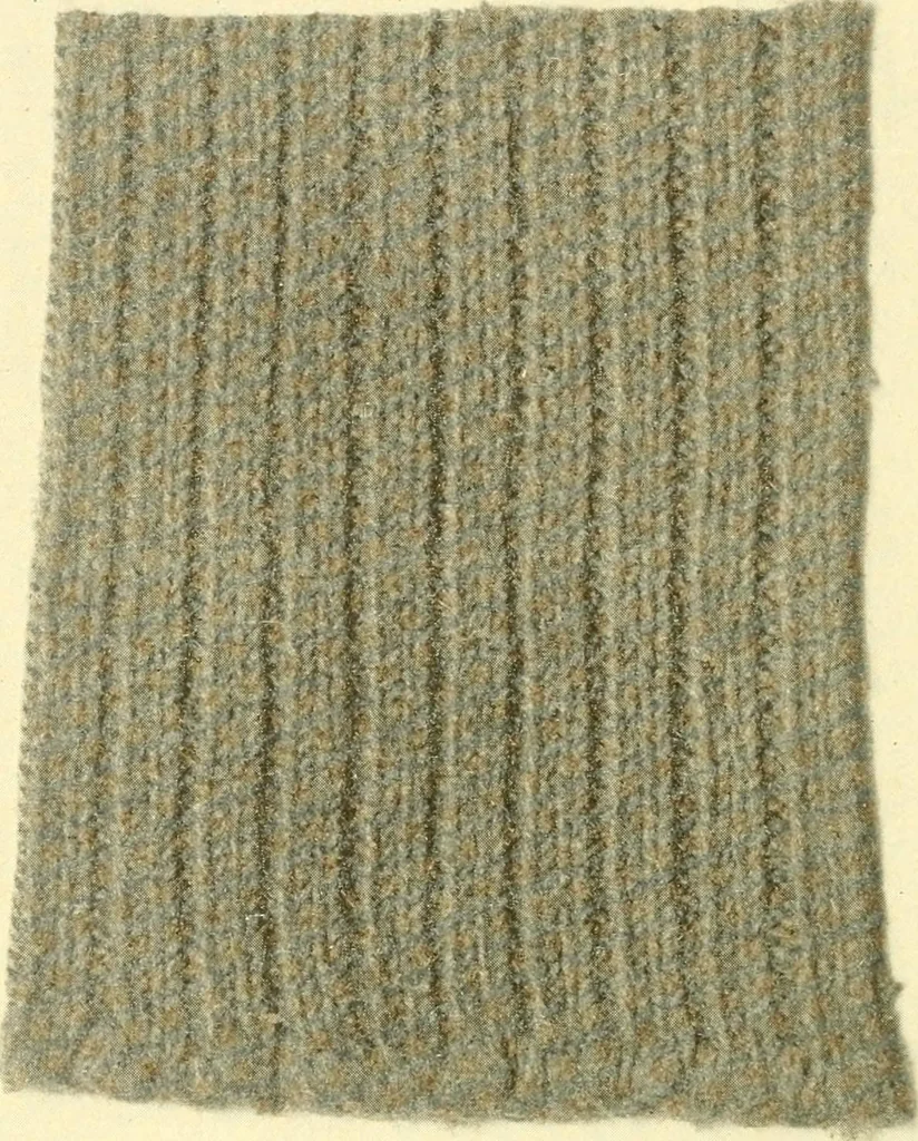 An illustration from Cyclopedia of textile work : a general reference library on cotton, woollen and worsted yarn manufacture, weaving, designing, chemistry and dyeing, finishing, knitting, and allied subjects, 1907, leaf 200