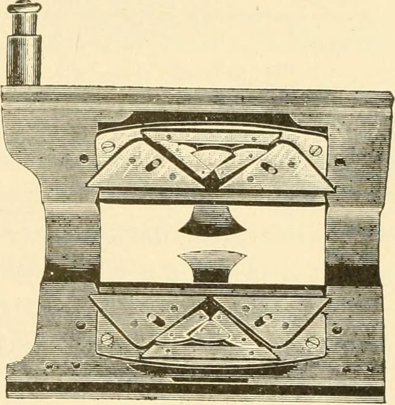 An illustration from Cyclopedia of textile work : a general reference library on cotton, woollen and worsted yarn manufacture, weaving, designing, chemistry and dyeing, finishing, knitting, and allied subjects, 1907, leaf 213