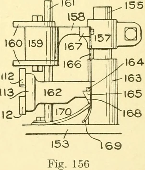 An illustration from Cyclopedia of textile work : a general reference library on cotton, woollen and worsted yarn manufacture, weaving, designing, chemistry and dyeing, finishing, knitting, and allied subjects, 1907, leaf 290