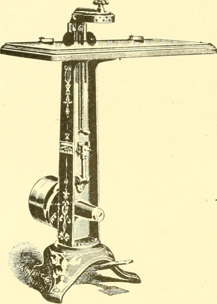 An illustration from Cyclopedia of textile work : a general reference library on cotton, woollen and worsted yarn manufacture, weaving, designing, chemistry and dyeing, finishing, knitting, and allied subjects, 1907, leaf 346