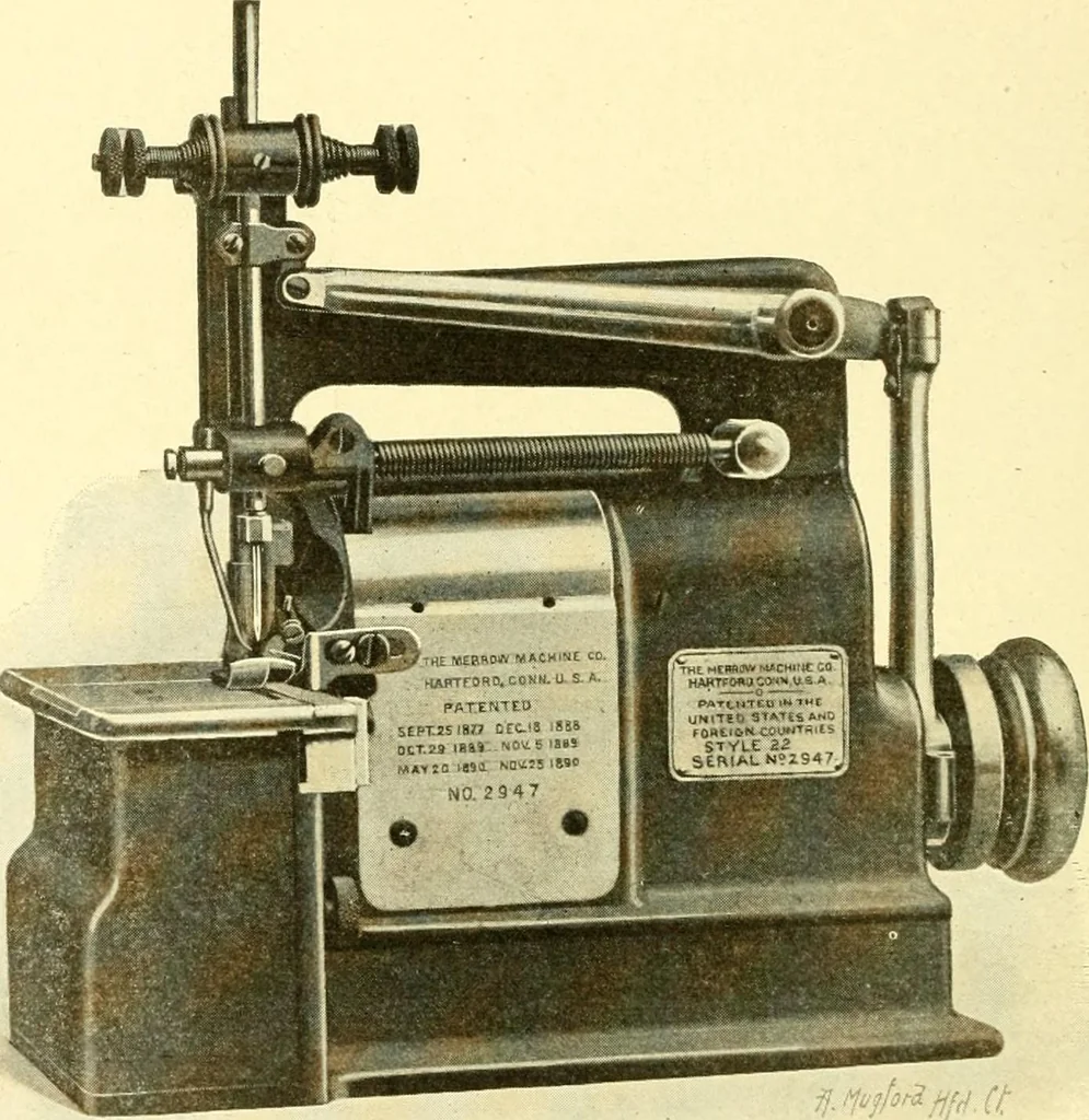 An illustration from Cyclopedia of textile work : a general reference library on cotton, woollen and worsted yarn manufacture, weaving, designing, chemistry and dyeing, finishing, knitting, and allied subjects, 1907, leaf 366