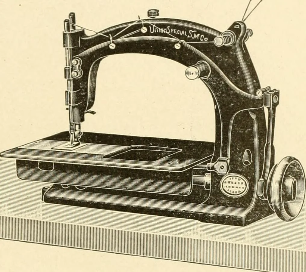 An illustration from Cyclopedia of textile work : a general reference library on cotton, woollen and worsted yarn manufacture, weaving, designing, chemistry and dyeing, finishing, knitting, and allied subjects, 1907, leaf 371