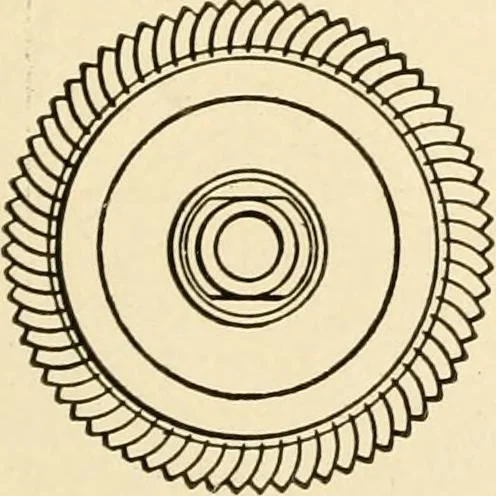 An illustration from Cyclopedia of textile work : a general reference library on cotton, woollen and worsted yarn manufacture, weaving, designing, chemistry and dyeing, finishing, knitting, and allied subjects, 1907, leaf 71