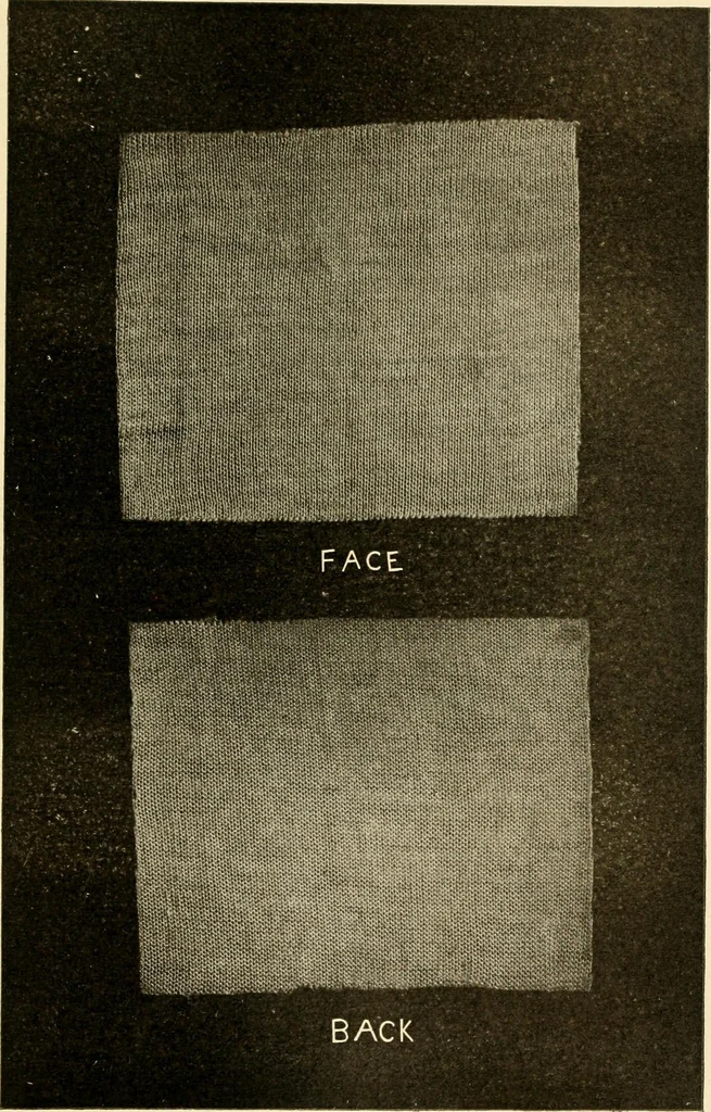 An illustration from Cyclopedia of textile work : a general reference library on cotton, woollen and worsted yarn manufacture, weaving, designing, chemistry and dyeing, finishing, knitting, and allied subjects, 1907, leaf 73