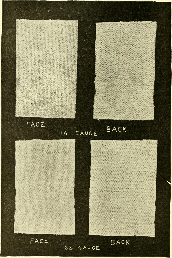 An illustration from Cyclopedia of textile work : a general reference library on cotton, woollen and worsted yarn manufacture, weaving, designing, chemistry and dyeing, finishing, knitting, and allied subjects, 1907, leaf 96