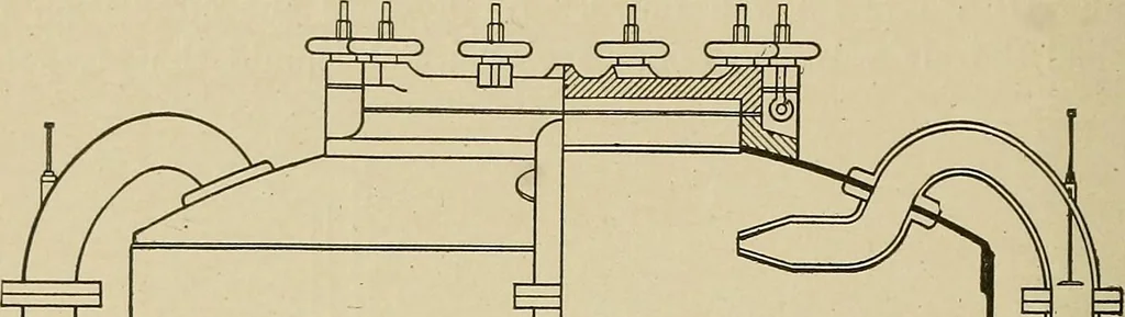 An illustration from Cyclopedia of textile work : a general reference library on cotton, woolen and worsted yarn manufacture, weaving, designing, chemistry and dyeing, finishing, knitting, and allied subjects, 1911, leaf 100