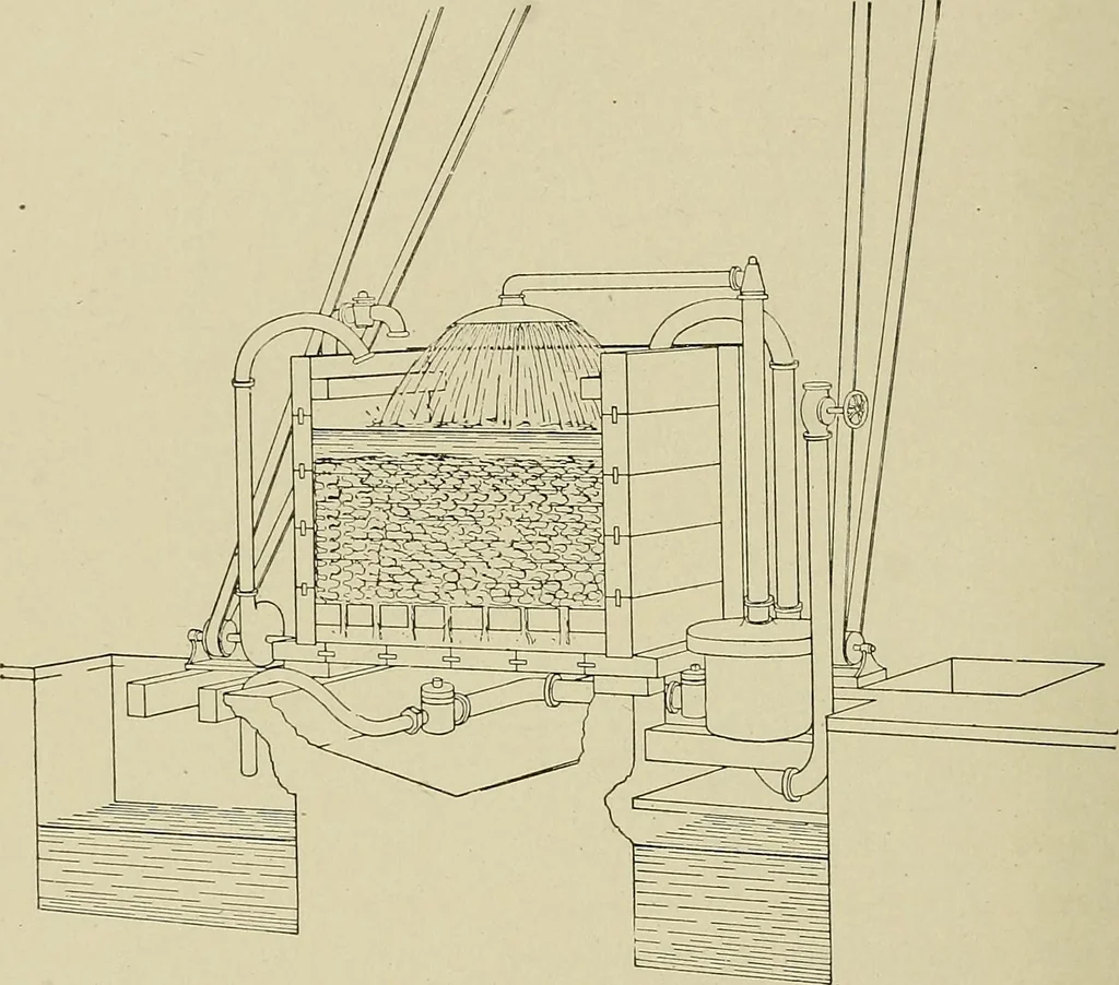 An illustration from Cyclopedia of textile work : a general reference library on cotton, woolen and worsted yarn manufacture, weaving, designing, chemistry and dyeing, finishing, knitting, and allied subjects, 1911, leaf 130