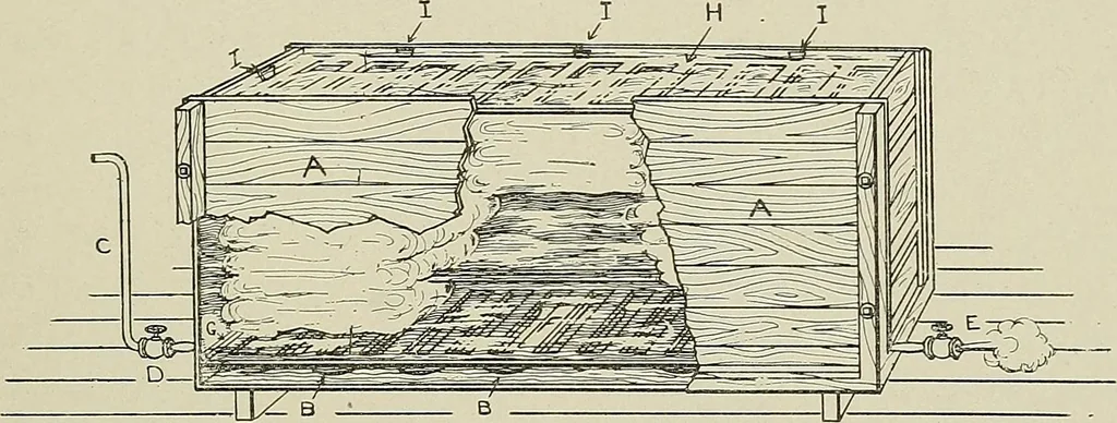 An illustration from Cyclopedia of textile work : a general reference library on cotton, woolen and worsted yarn manufacture, weaving, designing, chemistry and dyeing, finishing, knitting, and allied subjects, 1911, leaf 137